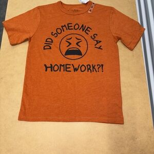 Children's Place Kids Orange Graphic T-Shirt